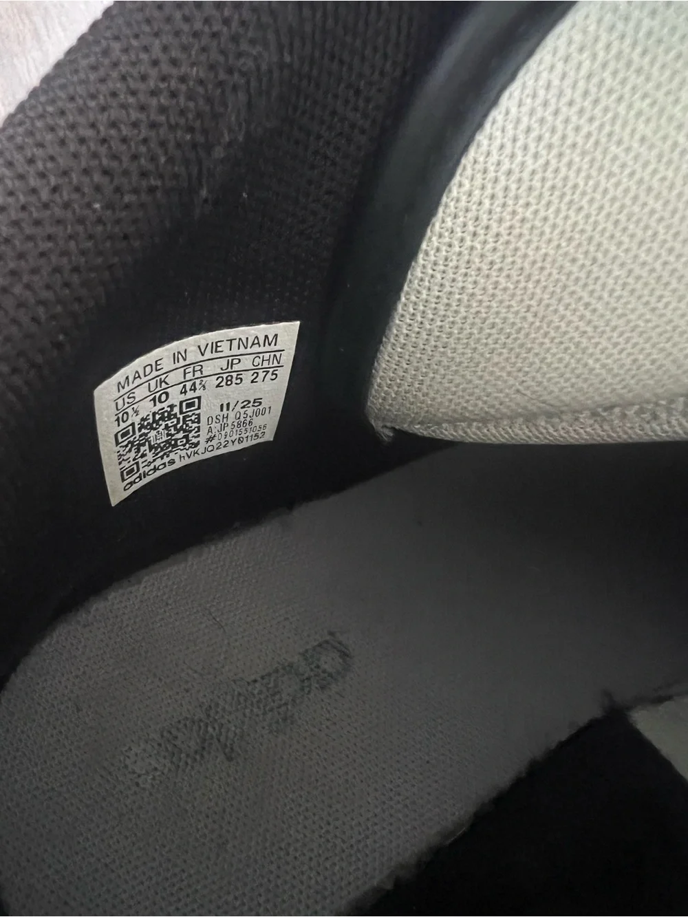 adidas Gray Black White High-Top Athletic Shoes